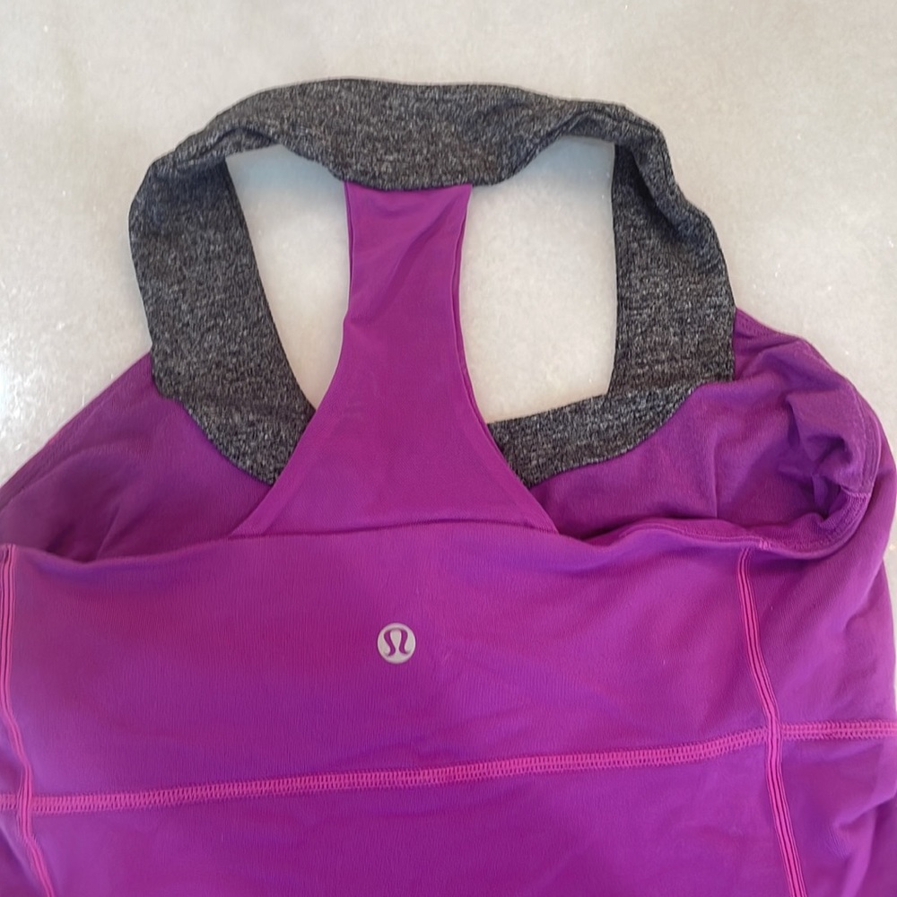 lululemon athletica Violet and Charcoal Tank Top - Picture 6 of 7